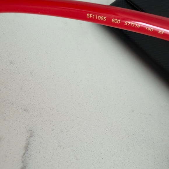 Salvatore Ferragamo Red Sunglasses - Picture 4 of 5